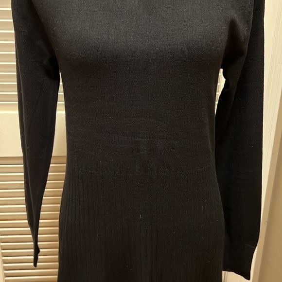 Soft Surroundings Josee Black Sweater Dress in Black - Picture 8 of 17